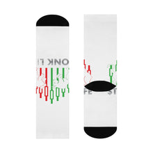 Load image into Gallery viewer, Stonk Life Logo DTG Crew Socks